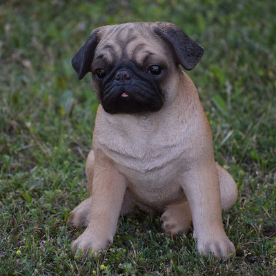 Pug Sitting Statue HI-LINE GIFT LTD.