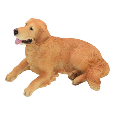 Golden Retriever Lying Down Statue HI-LINE GIFT LTD.