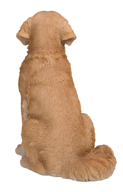 87796-M - Sitting Golden Retriever Statue Hi-Line Gift Ltd.