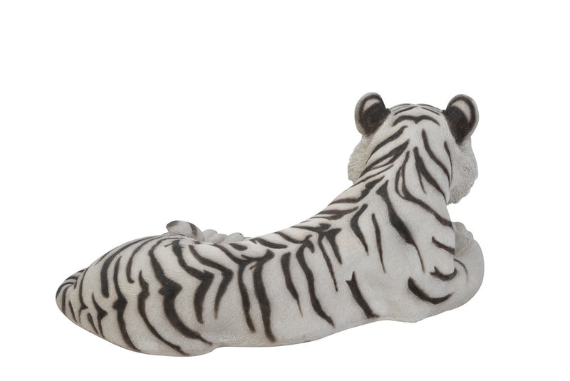 Tiger Laying Down Statue HI-LINE GIFT LTD.