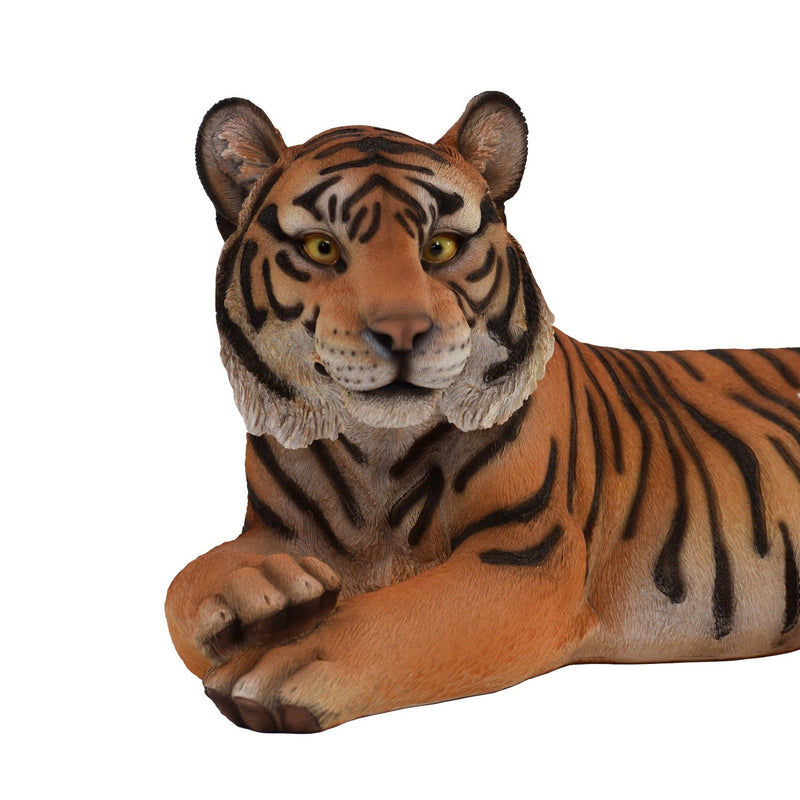 87807-YL - Tiger Laying Down Statue Hi-Line Gift Ltd.
