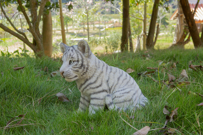 Tiger Baby Sitting Statue HI-LINE GIFT LTD.
