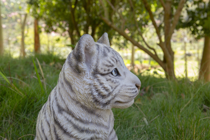 Tiger Baby Sitting Statue HI-LINE GIFT LTD.