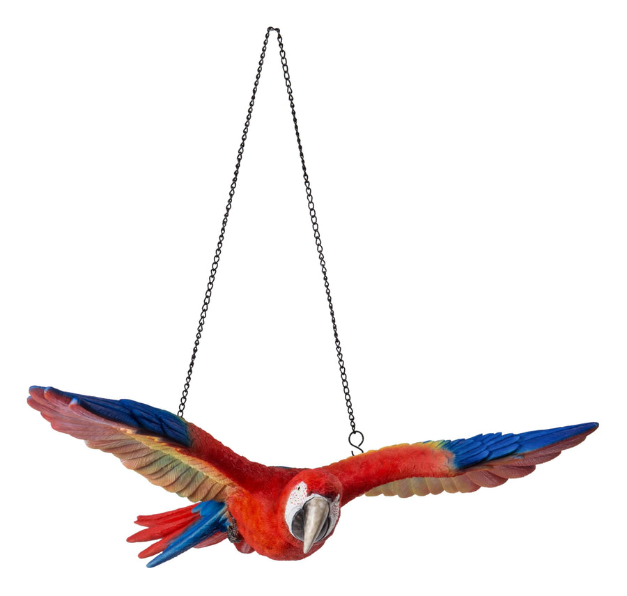 Parrot Flying-Scarlet Statue HI-LINE GIFT LTD.