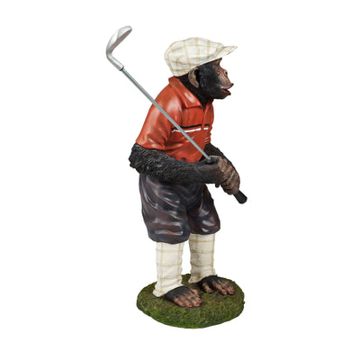 Golfer Monkey Statue Hi-Line Gift Ltd.