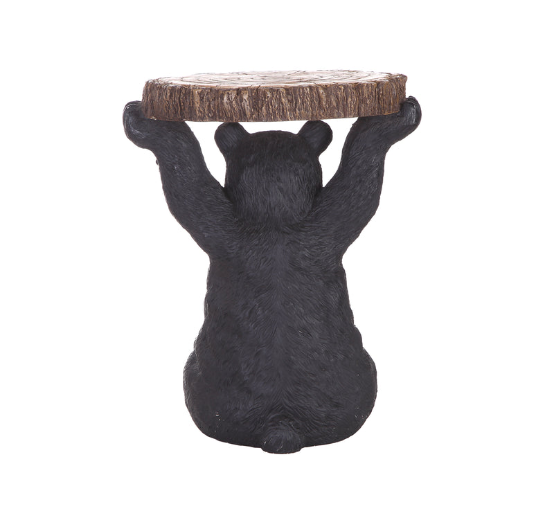 Black Bear Holding Tree Log HI-LINE GIFT LTD.