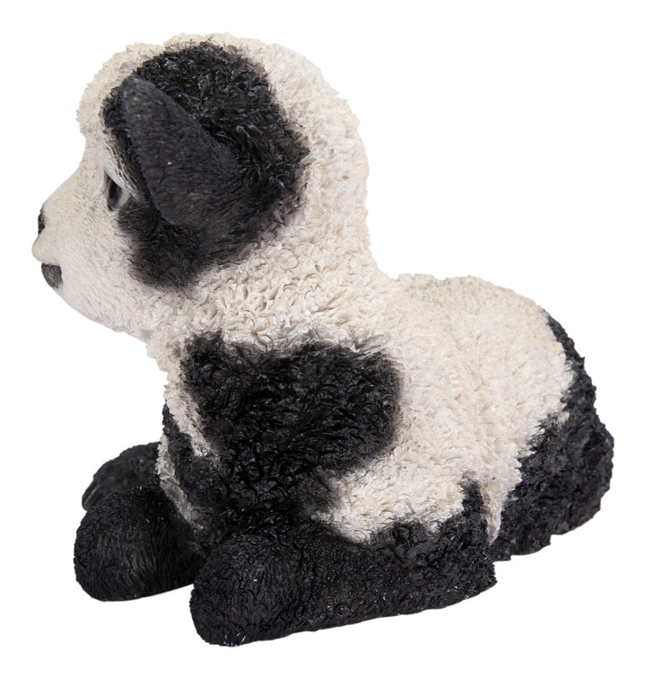 Small Black & White Baby Lamb Lying Down – Hi-Line Gift Ltd.