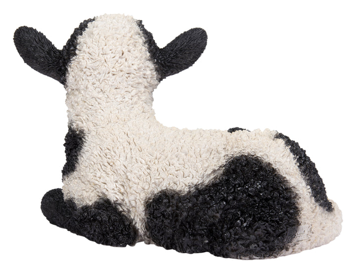 Small Black & White Baby Lamb Lying Down Hi-Line Gift Ltd.