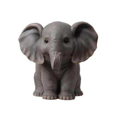 87948-C - Sitting Baby Elephant W/Trunk Up Hi-Line Gift Ltd.