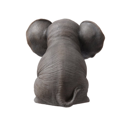 87948-C - Sitting Baby Elephant W/Trunk Up Hi-Line Gift Ltd.