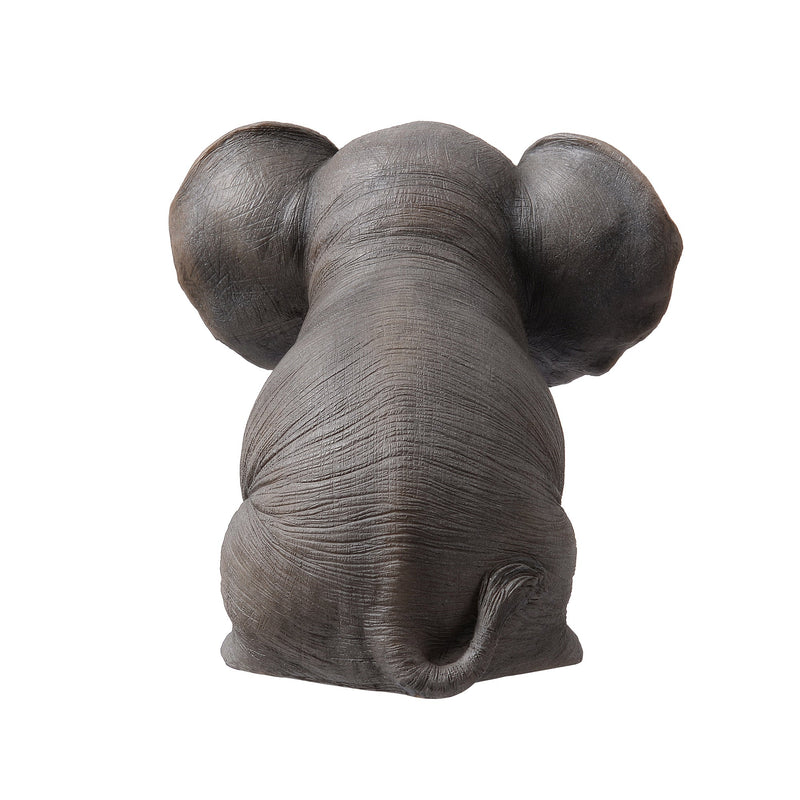 87948-C - Sitting Baby Elephant W/Trunk Up Hi-Line Gift Ltd.