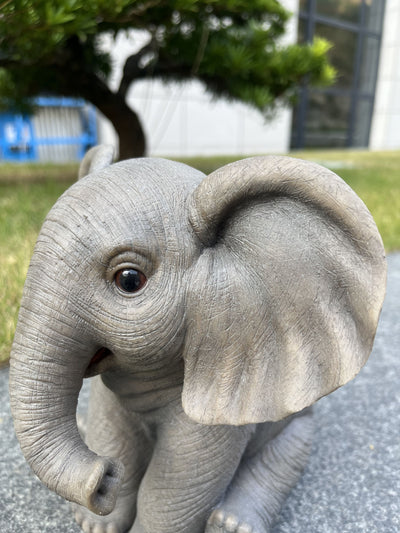 87948-D - 7" H Sitting Baby Elephant Hi-Line Gift Ltd.