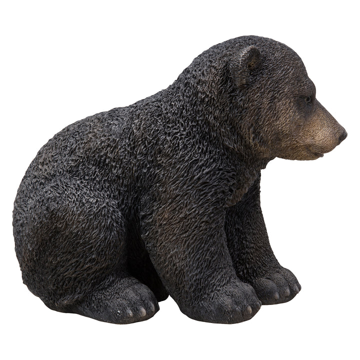 Sitting Black Bear Cub Statue Hi-Line Gift Ltd.