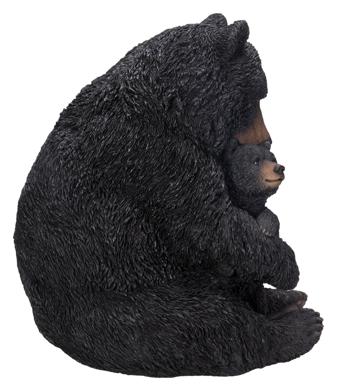 Black Bear Mother and Child Hugging HI-LINE GIFT LTD.