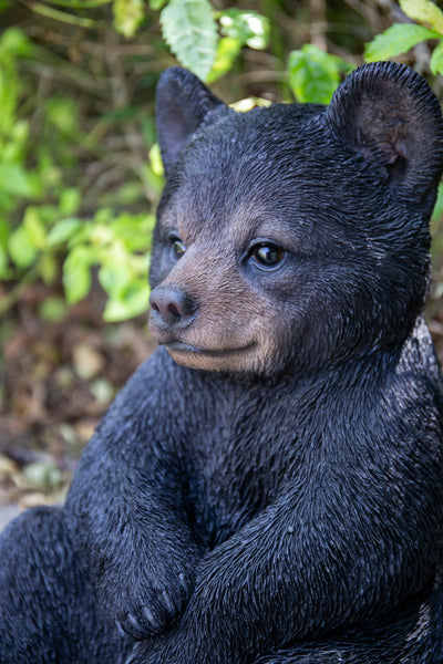 Sitting Black Bear Cub HI-LINE GIFT LTD.