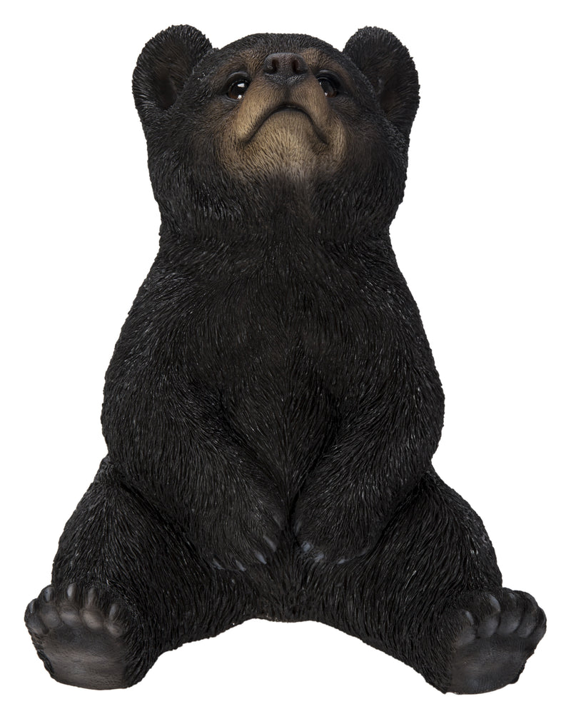 Sitting Black Bear Cub With Head Up HI-LINE GIFT LTD.