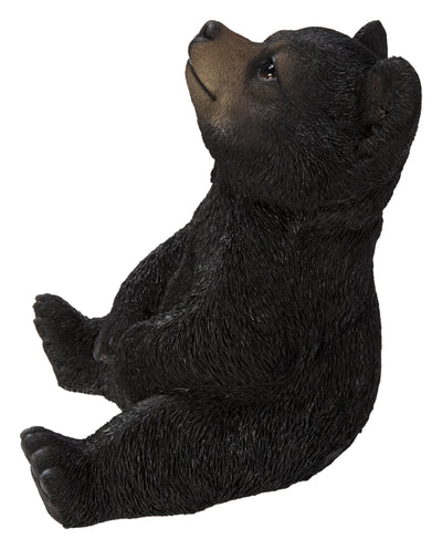 Sitting Black Bear Cub With Head Up HI-LINE GIFT LTD.