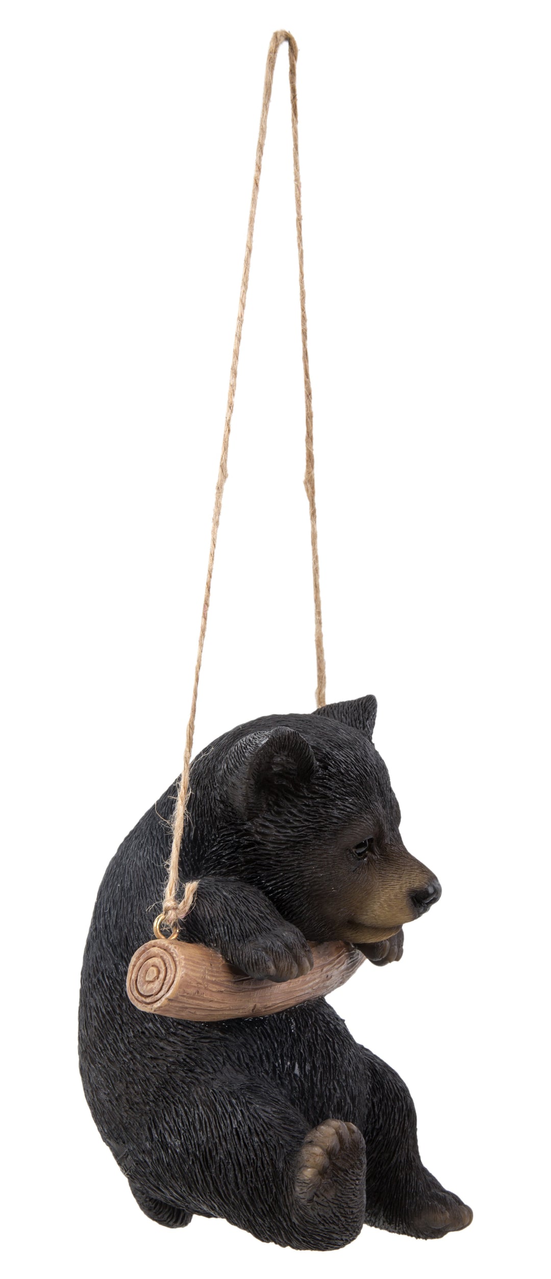 Hanging Black Bear Hug Branch HI-LINE GIFT LTD.