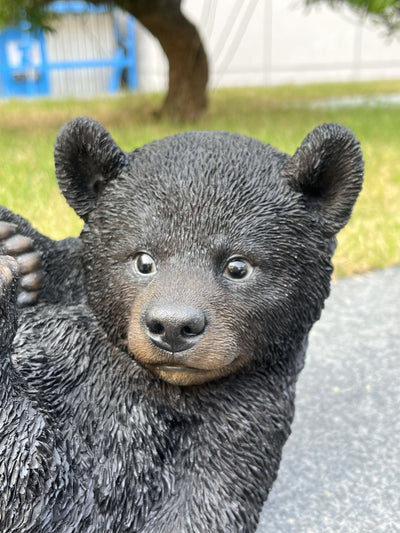 87957-R - Baby Black Bear Lying Hi-Line Gift Ltd.