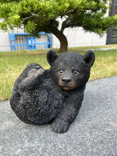 87957-R - Baby Black Bear Lying Hi-Line Gift Ltd.