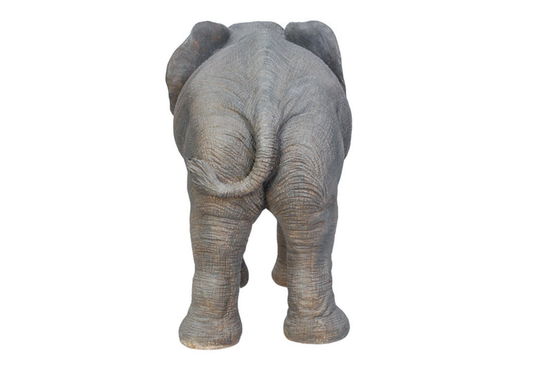 Elephant Standing with Trunk Down Statue HI-LINE GIFT LTD.