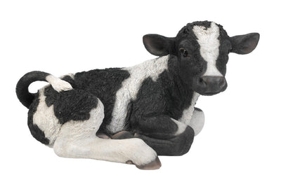 Cow Laying Down Statue HI-LINE GIFT LTD.