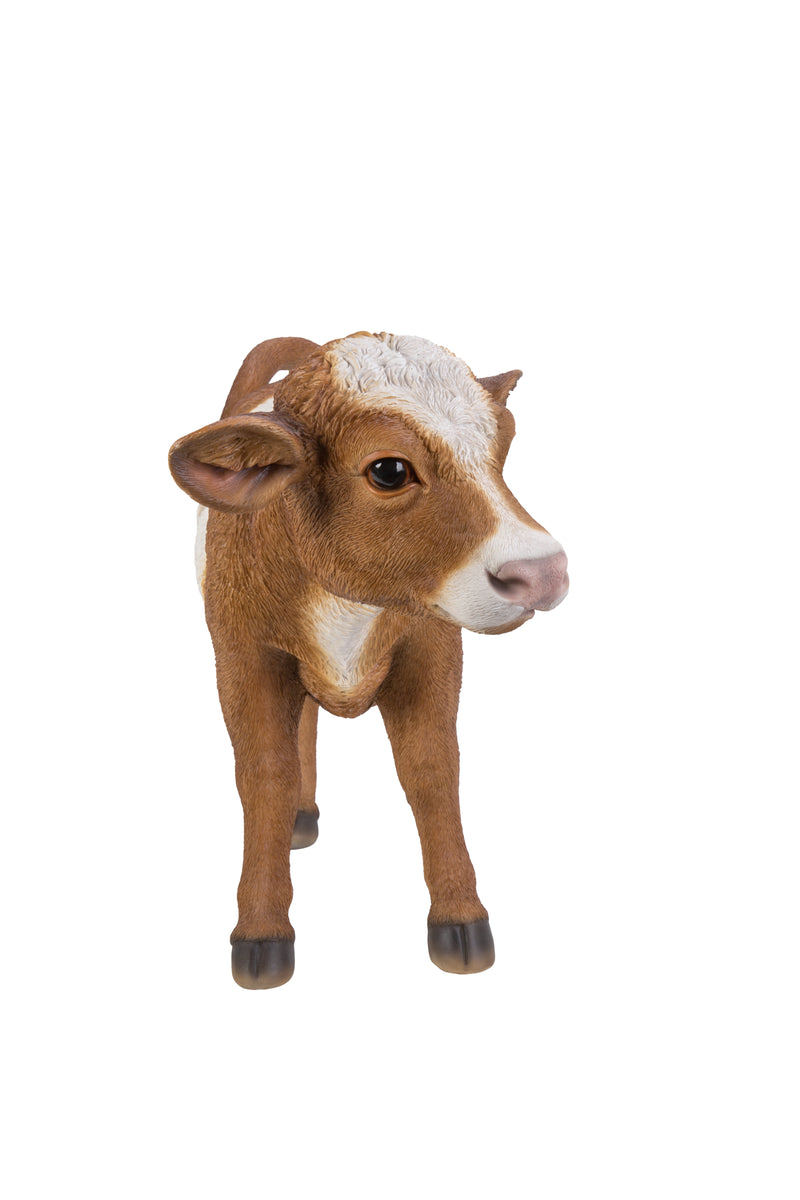 Cow Standing Black and White Statue HI-LINE GIFT LTD.