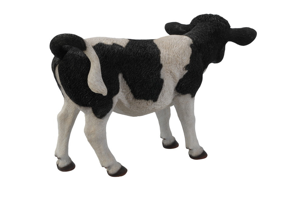 Cow Standing Black and White Statue HI-LINE GIFT LTD.