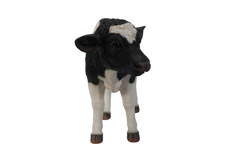Cow Standing Black and White Statue HI-LINE GIFT LTD.