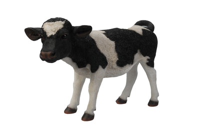 Cow Standing Black and White Statue HI-LINE GIFT LTD.
