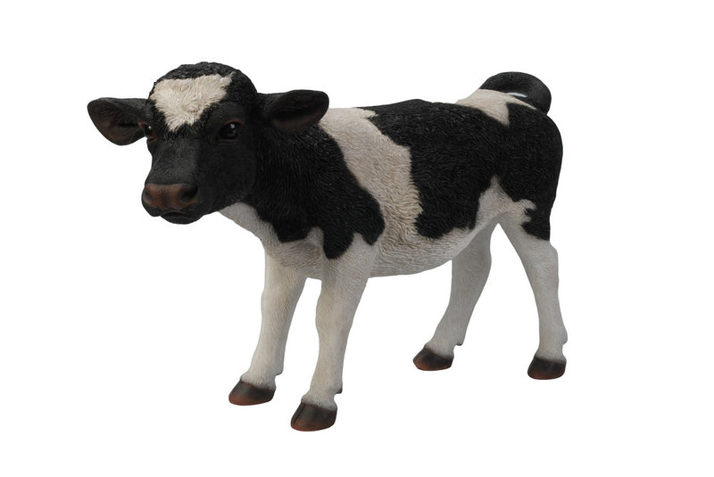 Cow Standing Black and White Statue HI-LINE GIFT LTD.