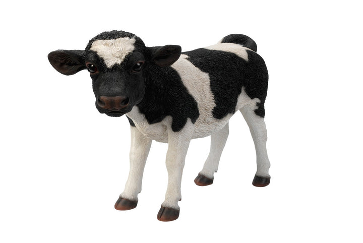 Cow Standing Black and White Statue HI-LINE GIFT LTD.