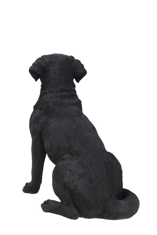 Realistic Black Labrador Statue - 21