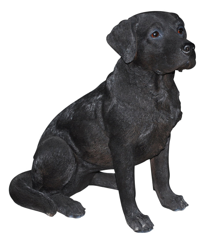 Realistic Black Labrador Statue - 21