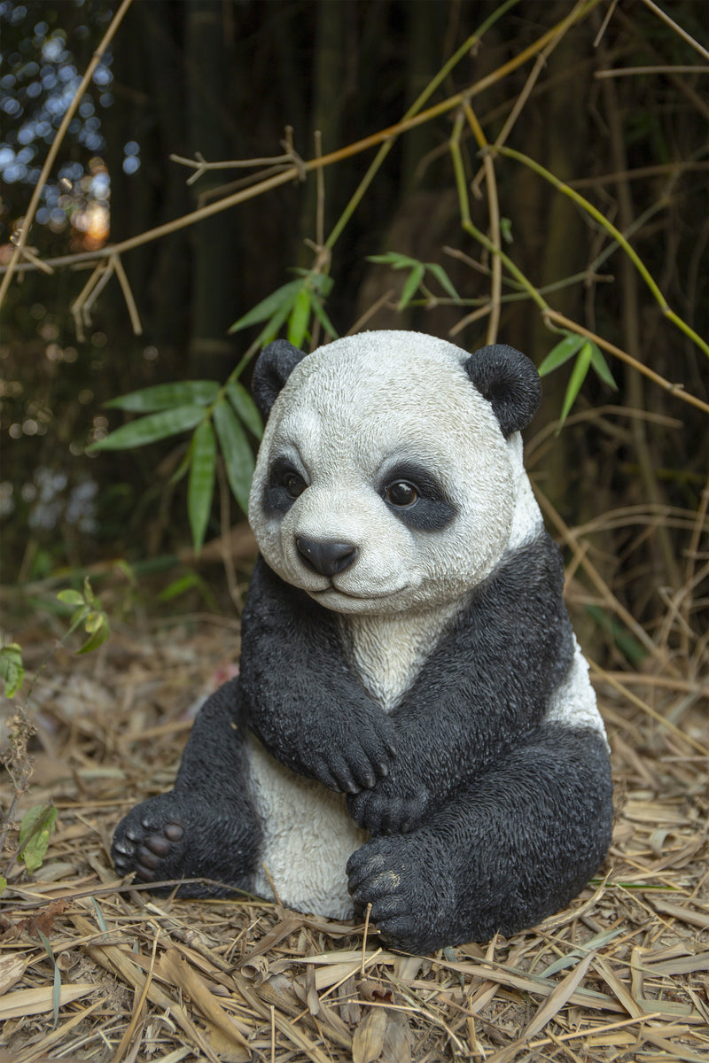 Panda Cub Sitting Statue HI-LINE GIFT LTD.