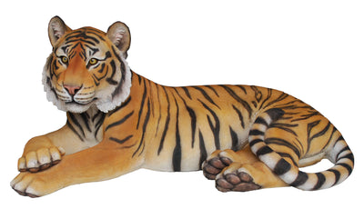 Tiger Laying Down Statue HI-LINE GIFT LTD.