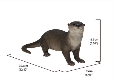 Brown Standing Otter HI-LINE GIFT LTD.