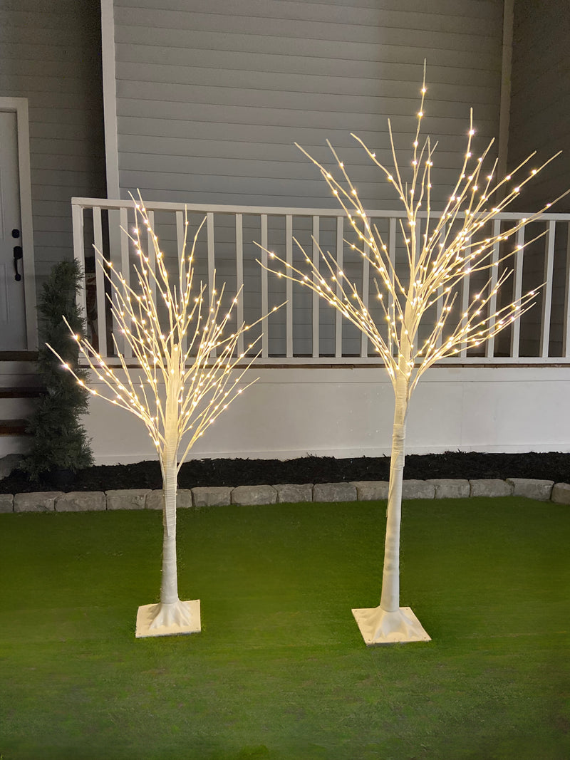 Cooper Wire Birch Tree with Warm White LEDs HI-LINE GIFT LTD.