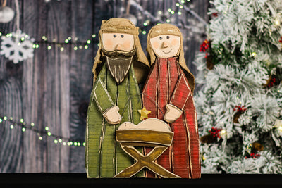 Wooden Nativity Statue Hi-Line Gift Ltd.