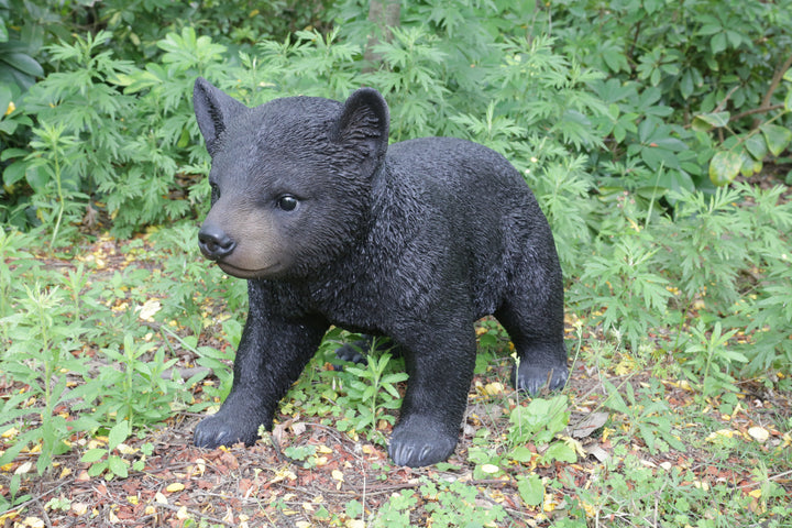 Black Bear Cub Walking Animal Garden Statue – Hi-Line Gift Ltd.