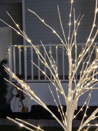 Cooper Wire Birch Tree with Warm White LEDs HI-LINE GIFT LTD.