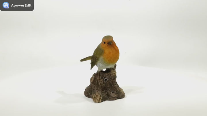 Motion-Activated Singing Robin Resin Statue – Hi-Line Gift Ltd.