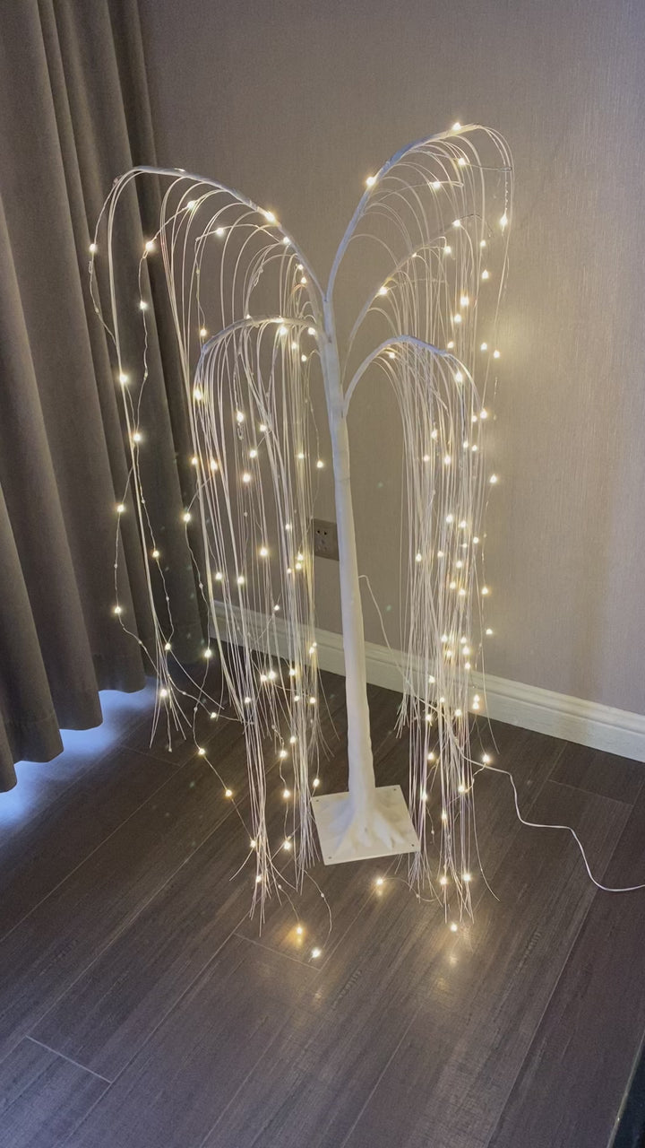White Willow Tree W/ 216 Warm White LEDs - 4 Feet High
