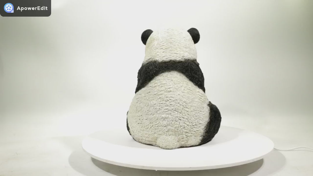 Panda Cub Sitting Statue