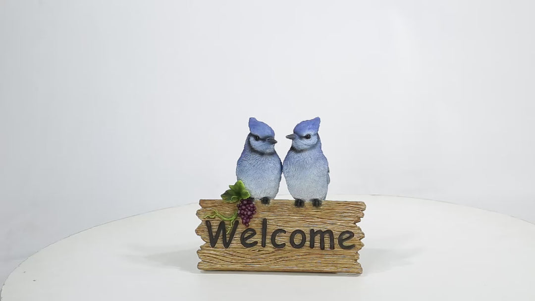 Blue Jays Welcome Sign Statue
